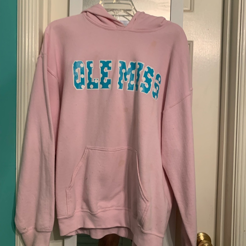 pink ole miss hoodie